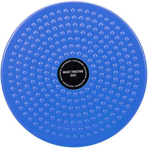 قرص خصر ملتوي، ألواح ملتوية لتشكيل الجسم للخصر والتمارين الرياضية واللياقة البدنية النحيفة ولوحة دوارة للسيدات معدات رياضية (خرز دائري كبير (أزرق)) in Kuwait