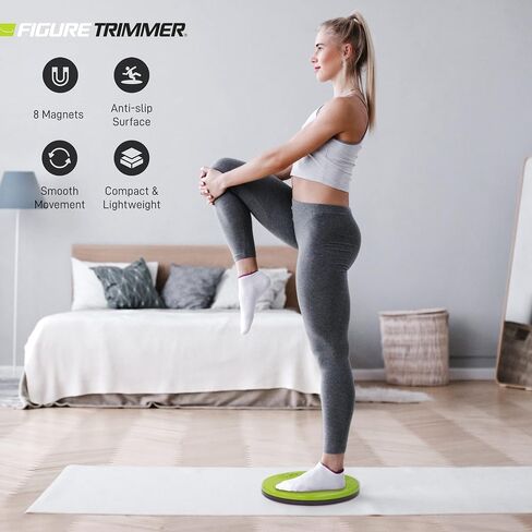 Figure Trimmer Core Ab Twister Board for Exercise 12 inch Waist Twisting Disc with 8 Mangets Reflexology for Slimming and Strengthening Abdominal & Stomach Exercise Equipment in Saudi Arabia