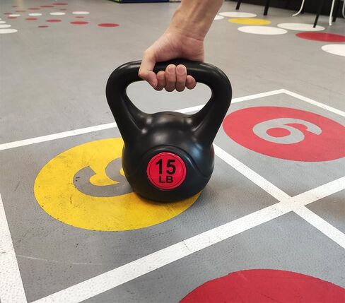 مجموعة أوزان اللياقة البدنية للتمارين الرياضية ذات قبضة واسعة من Signature Fitness مكونة من 3 قطع، تتضمن 5 أرطال و10 أرطال و15 رطلًا و20 رطلًا، مجموعة من 3 أو مجموعة من 4 in Saudi Arabia