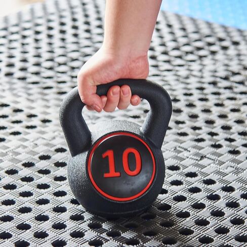 مجموعة أوزان اللياقة البدنية للتمارين الرياضية ذات قبضة واسعة من Signature Fitness مكونة من 3 قطع، تتضمن 5 أرطال و10 أرطال و15 رطلًا و20 رطلًا، مجموعة من 3 أو مجموعة من 4 in Saudi Arabia