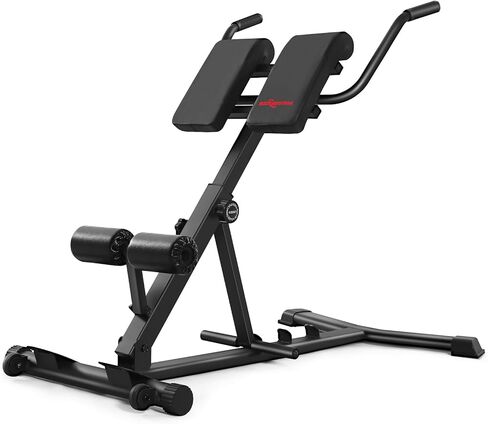 مقعد BODY RHYTHM Hyperextension، كرسي روماني قابل للتعديل والطي، مقعد تدريب متعدد الوظائف، مقعد تمديد خلفي لصالة الألعاب الرياضية المنزلية. in Kuwait