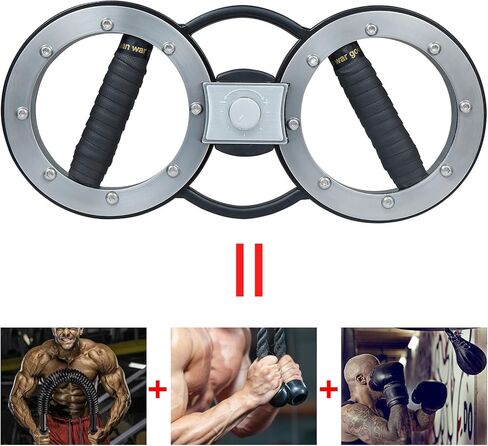 Spinning Burn Rotator Machine, Arm Workout Equipment for Men and Women, Forearm Trainer for Boxing, 12 Pounds Arm and Shoulder Strength Training for Home and Gym Workouts and Rehabilitation in Saudi Arabia