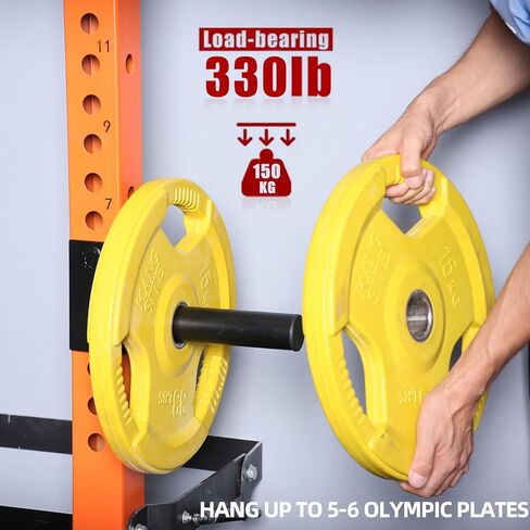 ملحق حامل لوحة الوزن 3 × 3، قرون وزن رف الطاقة لتخزين لوحات الوزن الأولمبية in Kuwait