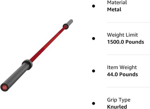 Olympic Barbell Curl Bar EZ Bar Strength Training Bar Threaded Chrome Barbell Bar for Weightlifting, Hip Thrusts, Squats and Lunges in Saudi Arabia