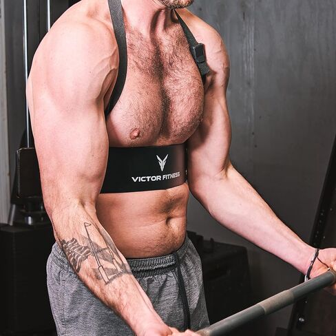 فيكتور فيتنس ذراع ألومنيوم أسود قابل للتعديل لتجعيد العضلة ذات الرأسين والعضلة ثلاثية الرؤوس يدعم الشكل الأمثل ويقلل من التعبVFBLST in Kuwait