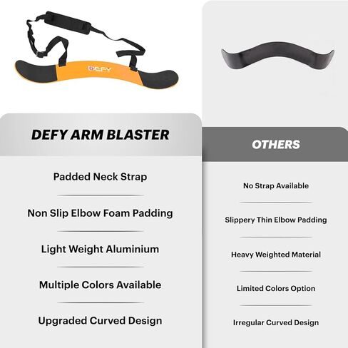 جهاز ديفاي لرفع الأثقال لدعم عضلات العضلة ذات الرأسين والعضلة ثلاثية الرؤوس - معدات مثالية لتمرين الذراع مع ألومنيوم سميك وبطانة متقدمة من النيوبرين - معدات تمرين لرفع الأثقال in Kuwait