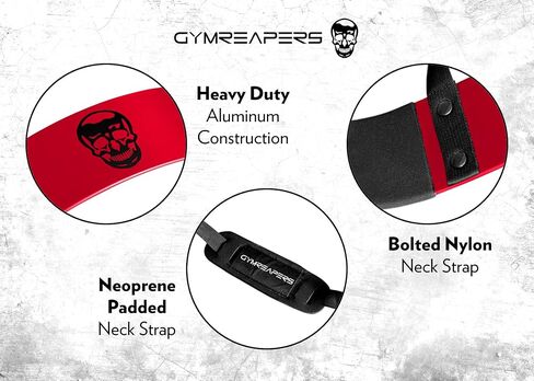 جهاز Gymreapers Bicep Arm Blaster - عازل لتجعيد العضلة ذات الرأسين من الألومنيوم السميك مع حواف مبطنة - قاذفة ذات رأسين قابلة للتعديل لرفع الأثقال وكمال الأجسام in Kuwait