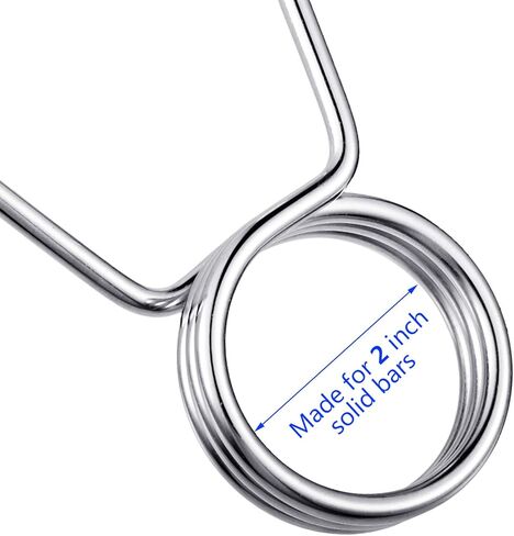 4 قطع 2 بوصة من أطواق الدمبل الربيعية، مشابك للقفل، مشابك لأطواق رفع الأثقال، مستلزمات التدريب واللياقة البدنية in Kuwait