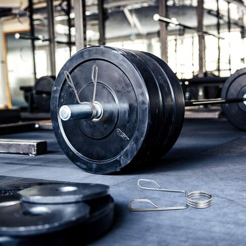 4 قطع 2 بوصة من أطواق الدمبل الربيعية، مشابك للقفل، مشابك لأطواق رفع الأثقال، مستلزمات التدريب واللياقة البدنية in Kuwait