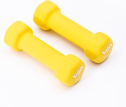 أزواج ومجموعات أوزان اليد من JFIT - خيارات أزواج الدمبل من النيوبرين والفينيل أو 7 خيارات لمجموعة حامل الدمبل من النيوبرين - أوزان يدوية ممتازة غير قابلة للانزلاق ومرمزة بالألوان على شكل سداسي in Saudi Arabia