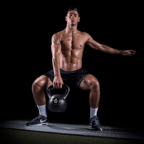 ProsourceFit الفينيل البلاستيك Kettlebell من 10، 15، 20، 25، 30، و 35 رطلا in Saudi Arabia