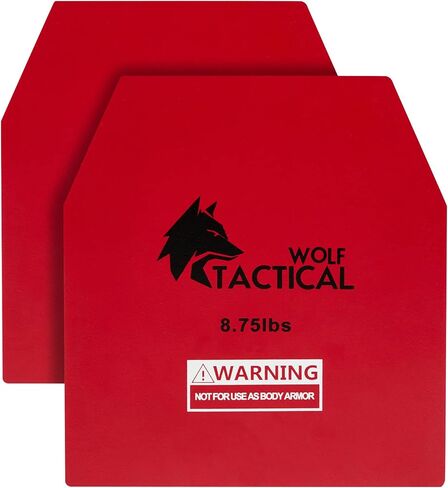WOLF TACTICAL Weight Vest Plates - 5.75/8.75/14.5/19.75LB Pairs - WODs, Strength Training, Running, Heavy Workouts in Saudi Arabia