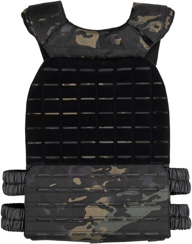 WOLF TACTICAL سترة مرجحة قابلة للتعديل – WODs، تدريب القوة والتحمل، تمارين اللياقة البدنية، الجري in Kuwait
