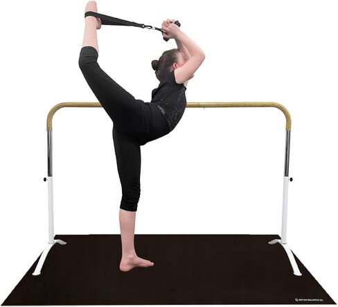 Artan Balance Ballet Barre Portable for Home or Studio, Height Adjustable Bar for Stretch, Pilates, Dance or Active Workouts, Single or Double Bar, Kids and Adults in Saudi Arabia