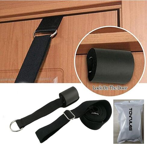 tchrules Door Leg Stretcher, Door Flexibility & Stretching Leg Strap - Great for Ballet Cheer Dance Gymnastics or Any Sport Leg Stretcher Door Flexibility Trainer Premium Stretching Equipment in Saudi Arabia