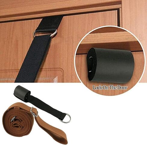 tchrules Door Leg Stretcher, Door Flexibility & Stretching Leg Strap - Great for Ballet Cheer Dance Gymnastics or Any Sport Leg Stretcher Door Flexibility Trainer Premium Stretching Equipment in Saudi Arabia
