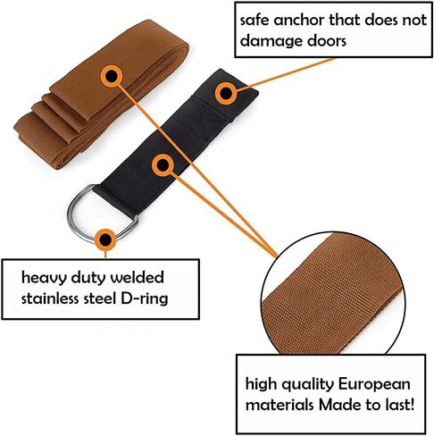 tchrules Door Leg Stretcher, Door Flexibility & Stretching Leg Strap - Great for Ballet Cheer Dance Gymnastics or Any Sport Leg Stretcher Door Flexibility Trainer Premium Stretching Equipment in Saudi Arabia