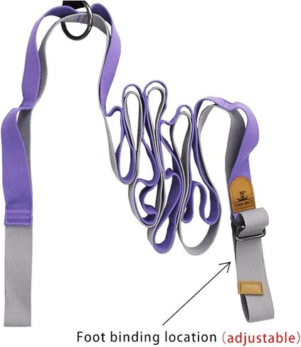 tchrules Door Leg Stretcher, Door Flexibility & Stretching Leg Strap - Great for Ballet Cheer Dance Gymnastics or Any Sport Leg Stretcher Door Flexibility Trainer Premium Stretching Equipment in Saudi Arabia