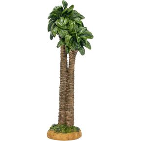 THREE KINGS GIFTS THE ORIGINAL GIFTS OF CHRISTMAS Realistic Palm Tree Polystone Table Top Nativity Figurine - 10 inch Scale