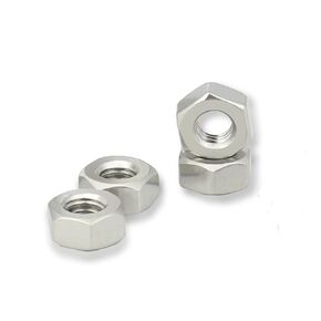 8-32 Hex Nuts, 304 Stainless Steel Nuts,UNC Coarse Thread Hexagon Nut,Hex Drive,External HexNut for Professionals, Repairmen or DIY(100 Pack)