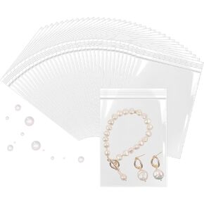 500 Pcs Small Ziplock Bag, 2.75 X 4 Inch Small Plastic Bags, 2 Mil Thick Mini Ziplock Bags, Small Baggies with Resealable Lock Seal Zipper, Suitable for Candy, Jewelry, Coins, Parts
