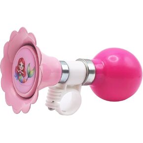 Kids Bike Horn, Cute Bicycle Handlebar Air Horn for Girls, Toddlers Universal Bike Accessories for Tricycle, Balance Bike, Scooter(Rainbow Mermaid)