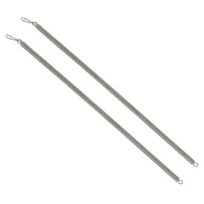 2Pcs Screen Door Springs, 20-Inch Extension Springs with Hook Ends for Door, Gate, Camper