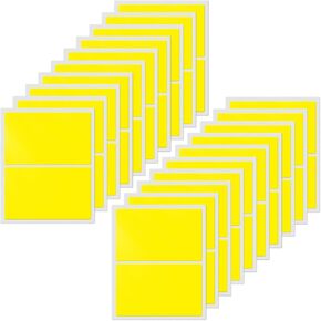 Black Color Coding Labels 3 x 2 Inches Self-Adhesive Rectangle Stickers Waterproof Name Tags for Office School Home 40 PCS