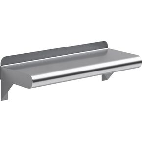 AmGood 6" X 16" Stainless Steel Wall Shelf | Metal Shelving | Garage, Laundry, Storage, Utility Room | Restaurant, Commercial Kitchen | NSF