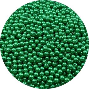 4000pcs Pearl Beads for Crafts 3mm Resin Pearl for Jewelry Making Round Bulk Pearls Beads with Hole for Sewing Crafts Decoration Necklaces Bracelets Earrings Making(White)
