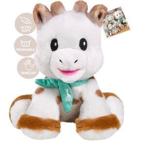 Vulli Sophie The Giraffe Sweetie Puppet Comforter, White, Brown, Yellow (010334)