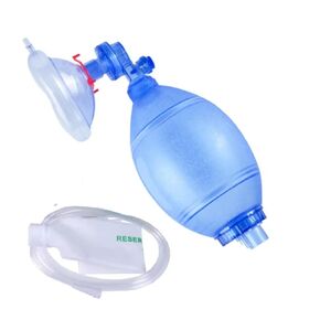 Adult/Child CPR Manual Resuscitation Training Kit - Includes 1 Adult/Child CPR Training Mask, 1 Adult/Child Bag Valve Squeeze Bag, 1 Reservoir Bag and 1 Oxygen Line