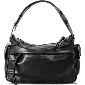 Satchel Handbag, Crossbody Shoulder Top Handle bags for Women, Zipper Closure, 2 Adjustable Straps, 4 Colors