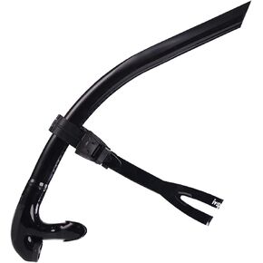 Swim Snorkel for Lap Swimming,No loud gurgling noise No hurt forehead No slip front swimming Snorkeling Training for adult/kid/youth,swimmer snorkle center Mount snorkel tube One-Way Purge Valve