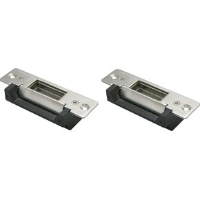Seco-Larm SD-995C ضربة باب كهربائية آمنة من الفشل أو آمنة من الفشل للأبواب المعدنية، قوة ثابتة 1000 رطل. (454 كجم)، يمكن استخدامه مع أي نظام قفل باب أسطواني تقريبًا