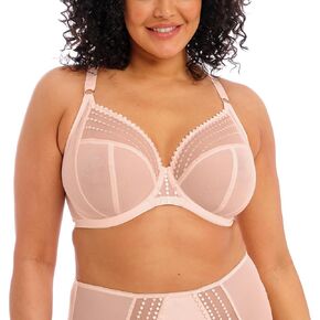 Elomi Women's Plus Size Underwire Plunge Bra, Clove, 42FF