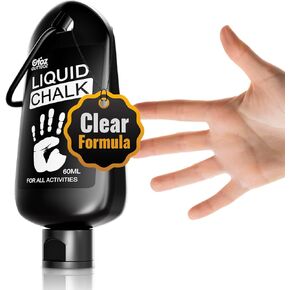 Clear Liquid Chalk, Dry Hand Non Sticky Grip Enhancer, Transparent Anti-Slip Solution for Pole Dancing Tennis Golf Pickleball Badminton and All Sports.