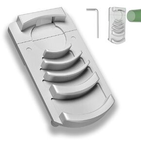 6 in 1 PVC Deburring Tool for Plastic Pipe, Premium PVC Reamer with Six Pipe Sizes: 1-1/4 to 4 Inch, Effective PVC Pipe Deburring Tool for Smooth PVC Pipe End and Chamfer Joints
