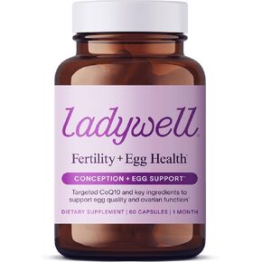 Fertility + Egg Health | Fertility Booster | Ovarian Health, Egg Quality, Ovulation & Healthy Conception Support | CoQ10, Folate + Key Ingredients | Science-Backed Women’s Supplement, 60 Ct