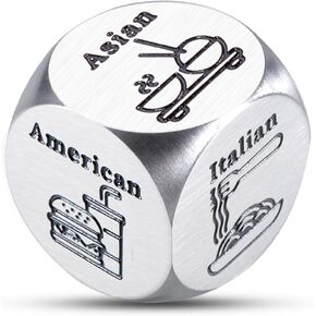 Father Day from Wife Bridesmaid Gift Wedding Gift Date Night Gifts for Couples Food Dice Funny Gifts for Men Women Anniversary for Him Boyfriend Girlfriend Birthday Valentines Day Gifts