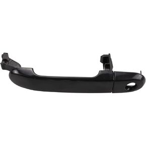 RLB-HILON Exterior Door Handle Compatible with Nissan Versa 2007-2011 and Nissan Tiida 2007-2012 Year, for 82641EL12A N1310130, Front Left Door Handle with Keyhole, Silvery Color