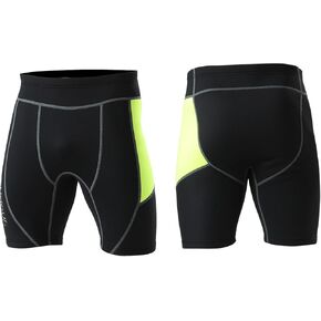 lifruious 2mm Neoprene Shorts Men Wetsuit Pants for Surfing Diving canoing Kayaking Jet ski Water Sports