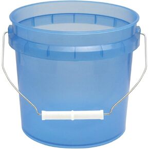 1 Gallon Translucent Pail - Blue