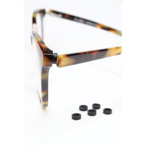 Eyeglass Temple Tighteners | 10 Pieces (5 Pairs) | Black