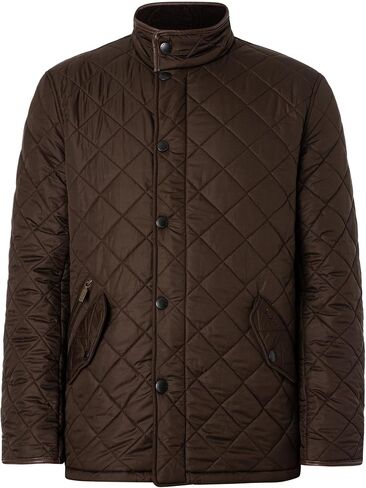Barbour Men's Powell Quilted Jacket (L, Black) in Saudi Arabia