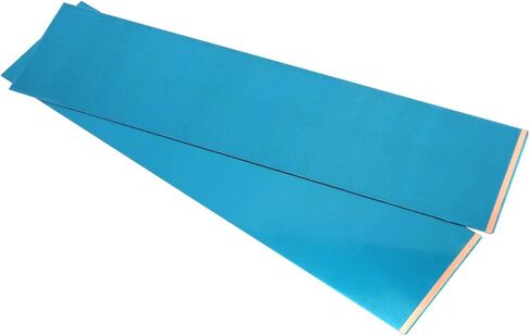 8 قطع من صفائح النحاس مقاس 10 × 2.5 بوصة، لوحة نحاسية نقية بقياس 24 / سمك 0.5 مم، ورقة نحاسية معدنية مع طبقة واقية للحرفية والإصلاح in Kuwait