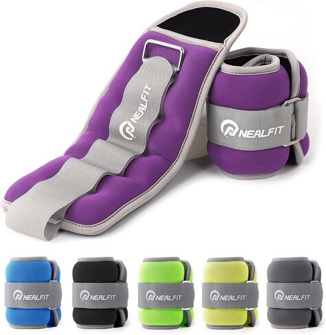 Ankle Weights for Men Women Kids, Leg Arm Wrist Weights with Adjustable Strap for Running, Gymnastics, Aerobics,Gym, Fitness in Saudi Arabia