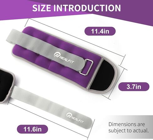 Ankle Weights for Men Women Kids, Leg Arm Wrist Weights with Adjustable Strap for Running, Gymnastics, Aerobics,Gym, Fitness in Saudi Arabia