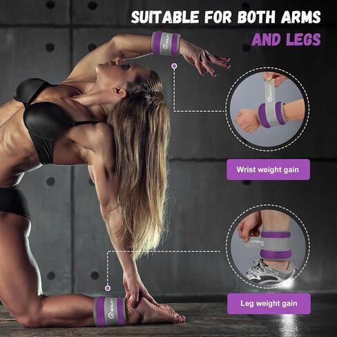Ankle Weights for Men Women Kids, Leg Arm Wrist Weights with Adjustable Strap for Running, Gymnastics, Aerobics,Gym, Fitness in Saudi Arabia