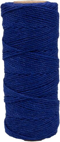 Craft County 100% Hemp Cord Spools – 205 ft (62.5m) Crafting Cord with a Polished Finish – Light Brown (0.5mm) in Saudi Arabia